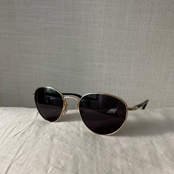 Rag and Bone Gold Frame Round Black Sunglasses Rnb 1019/S - Picture 5 of 9